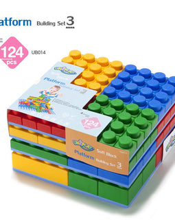 UNiPLAY Platform with 124pcs Soft Building Blocks (#UB014)