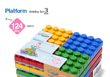 UNiPLAY Platform with 124pcs Soft Building Blocks (#UB014)