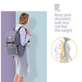 The Canvas Diaper Bag Travel Backpack